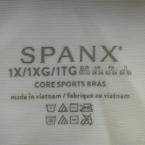 NWT SPANX Longline Impact Sports Bra White Size 1X - Picture 6 of 8